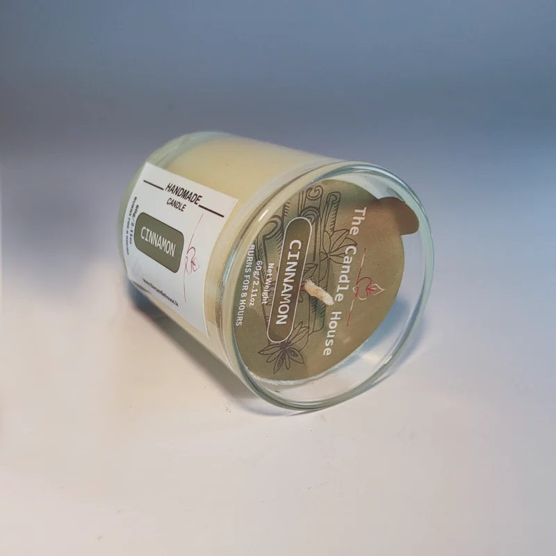 Cinnamon Scented Mini Glass Candle