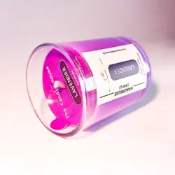Lavender Scented Mini Glass Candle