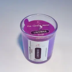 Lavender Scented Mini Glass Candle